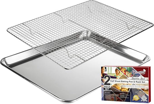 KITCHENATICS Aluminum Baking Pan Half Sheet by KITCHENATICS