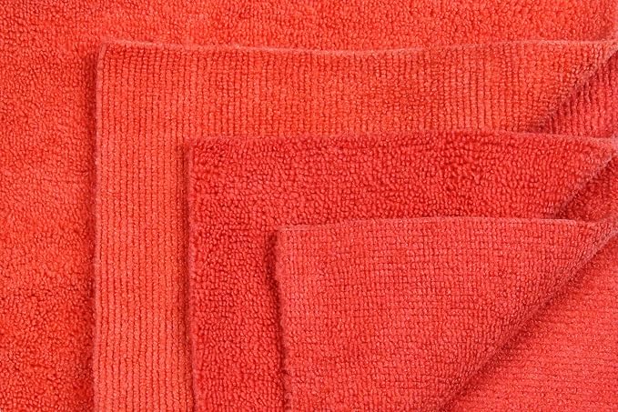 Eurow Ultrasonic Cut 300 GSM Microfiber Cleaning Towels, Streak-Free, Ultra - Image 5