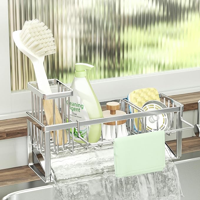 SWTYMIKI Sponge Holder for Kitchen Sink by SwtyMiki-TidyHomeSweetLife