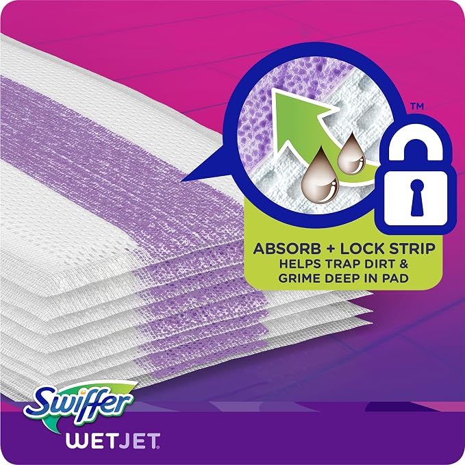 Swiffer WetJet Hardwood Floor Cleaner, Spray Mop Pad Refill - Image 3