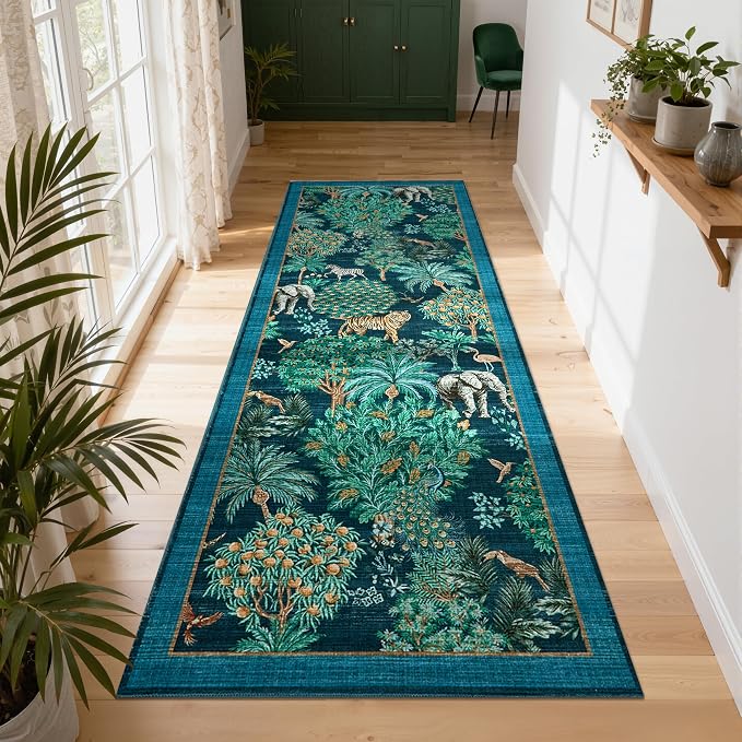 GarveeHome Jungle Rug 2x6 Kitchen Runner Rug Non Slip Washable Runners - Image 3