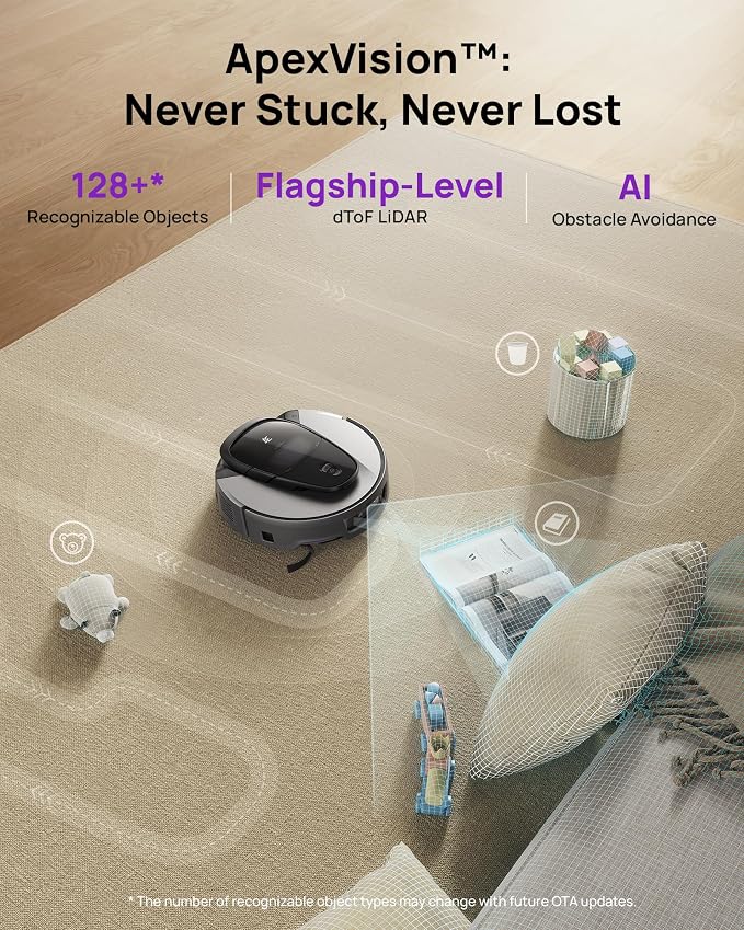 3i G10+ Robot Vacuum and Mop Combo, 000 Pa Suction, 60-Day Hands-Free Cleaning - Image 7