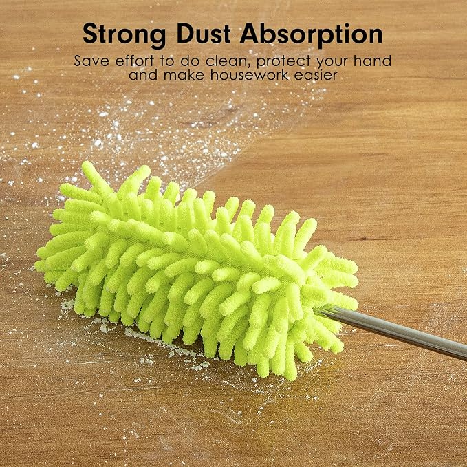 Microfiber Duster for Cleaning, Tukuos Hand Washable Dusters - Image 3