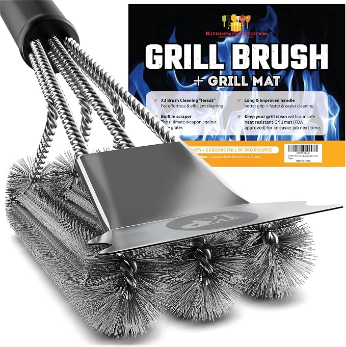 KITCHEN PERFECTION Safe Wire Grill Brush by Kitchenperfection