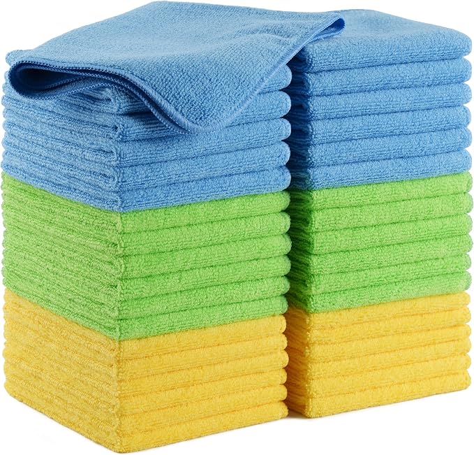 POLYTE Microfiber Cleaning Cloth, 12 x 16 in, 36 Pack by Polyte