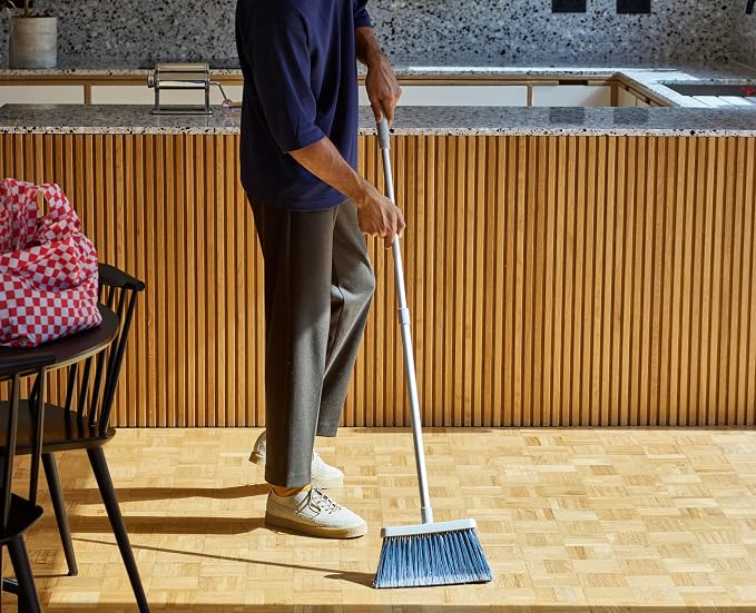 Joseph Joseph CleanTech Wall-Mounted, Adjustable Long Handle Broom Sweeper - Image 3