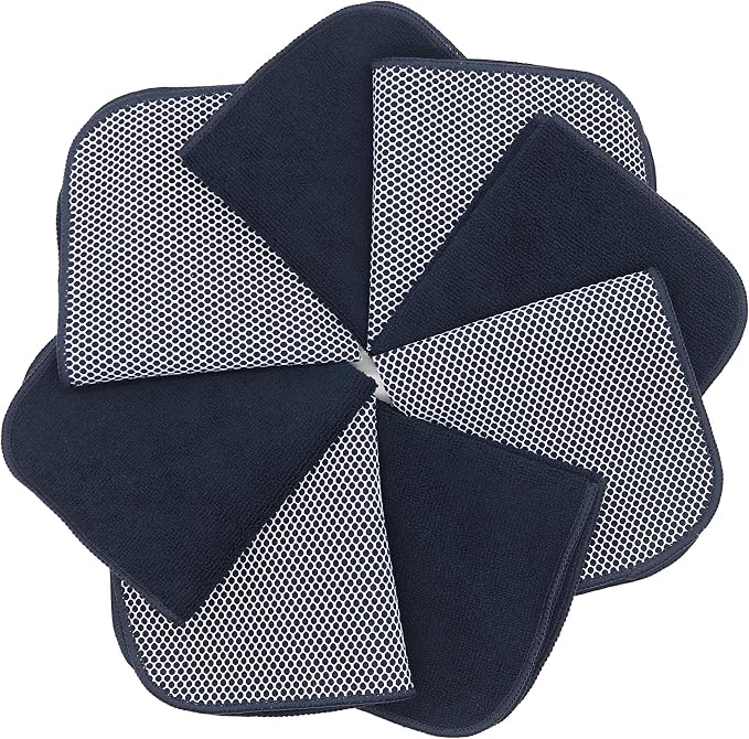 Microfiber Dish Cloths Fast Drying Kitchen Cleaning Cloth Dish Rags Dust Cloths - Image 3