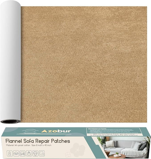 Velvet Repair Patch, Self-Adhesive Flannel Fabric Patch, Microfiber Patch，Can by Azobur