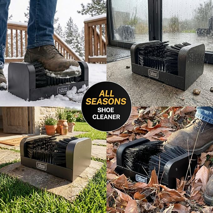 Heavy Duty Boot Brush Cleaner Outdoor Floor Mount or Portable Boot - Image 7