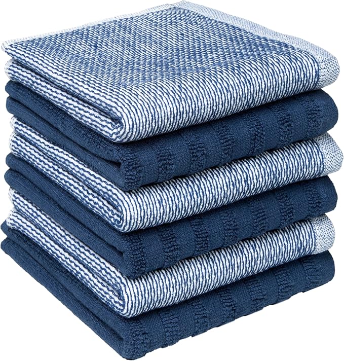 Bumble Premium Dish Cloths 13"x13" | 100% Natural Ring Spun Cotton | 400 GSM | by BumbleTowels