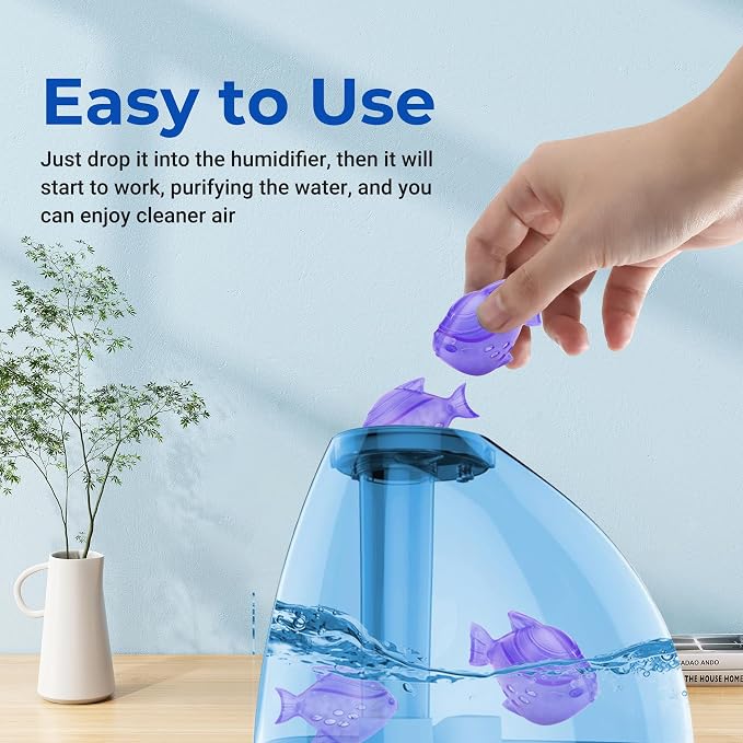 Funmit 12 Pack Universal Humidifier Cleaner Fish Compatible - Image 8