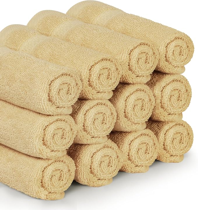 Utopia Towels 12 Pack Premium Wash Cloths Set, 12 by 12 Inches, 100% Cotton - Image 4