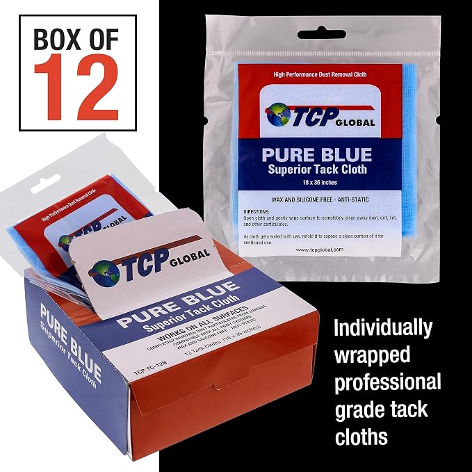TCP Global Pure Blue Superior Tack Cloth, Automotive & Woodworking, - Image 2