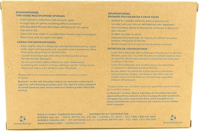 Norwex EnviroSponges Contains BacLock - Image 4