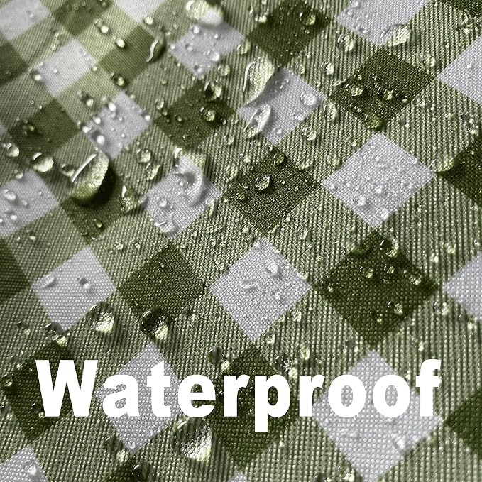 Waterproof Plaid Tablecloth Fabric - Image 3