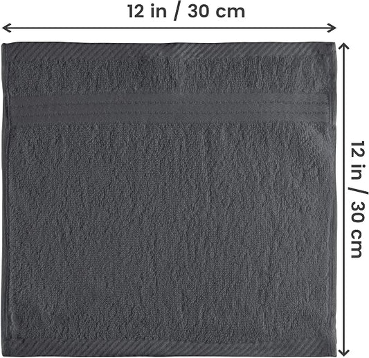Utopia Towels 12 Pack Premium Wash Cloths Set, 12 by 12 Inches, 100% Cotton - Image 2