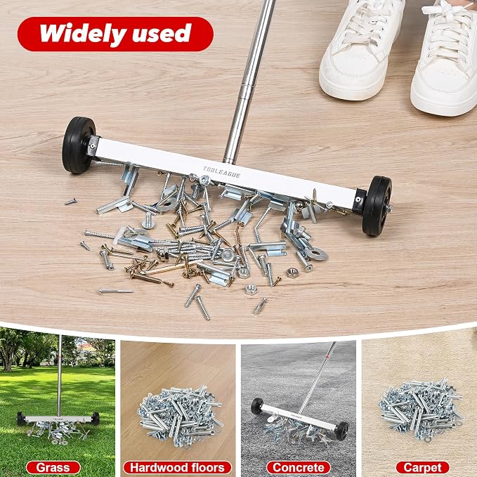 TOOLEAGUE 17" Rolling Magnetic Sweeper - Image 5
