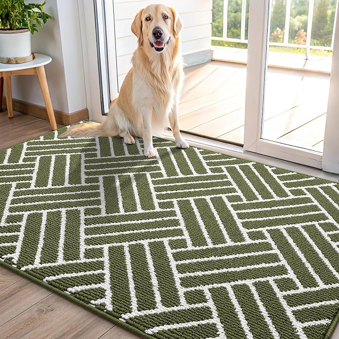 OLANLY Indoor Door Mat, 48x32 Inch, Dirt Resistant and Absorbent, Non-Slip by OLANLY