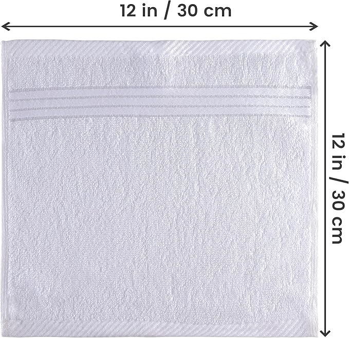 Utopia Towels Wash Cloths Set, 12 by 12 Inches, 100% Cotton Ring Spun, Highly - Image 2