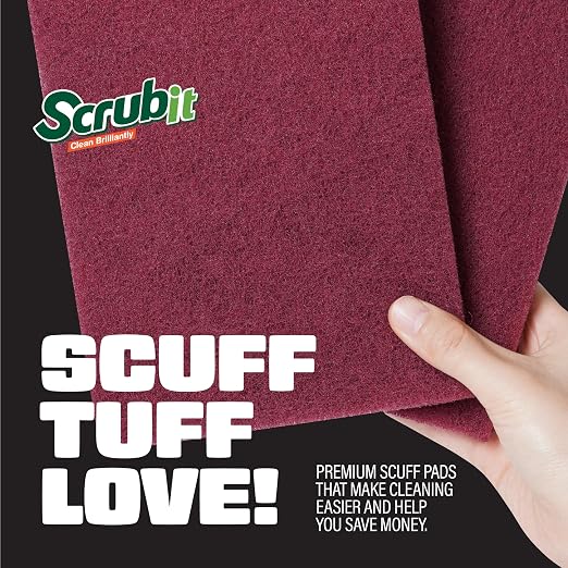 SCRUBIT 6 x 9 in. General Purpose Scuff Pads, Paint Primer Prep Adhesion - Image 2