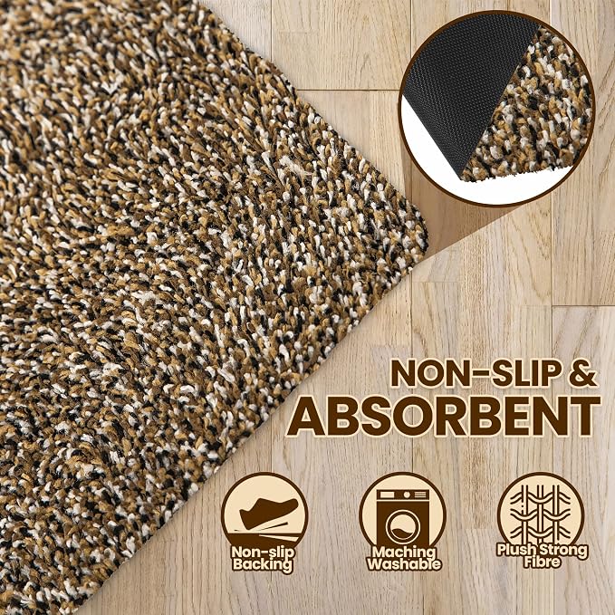 Premium Microfiber Indoor Door Mat – 20"x30" Washable Entry Mat, Waterproof - Image 2