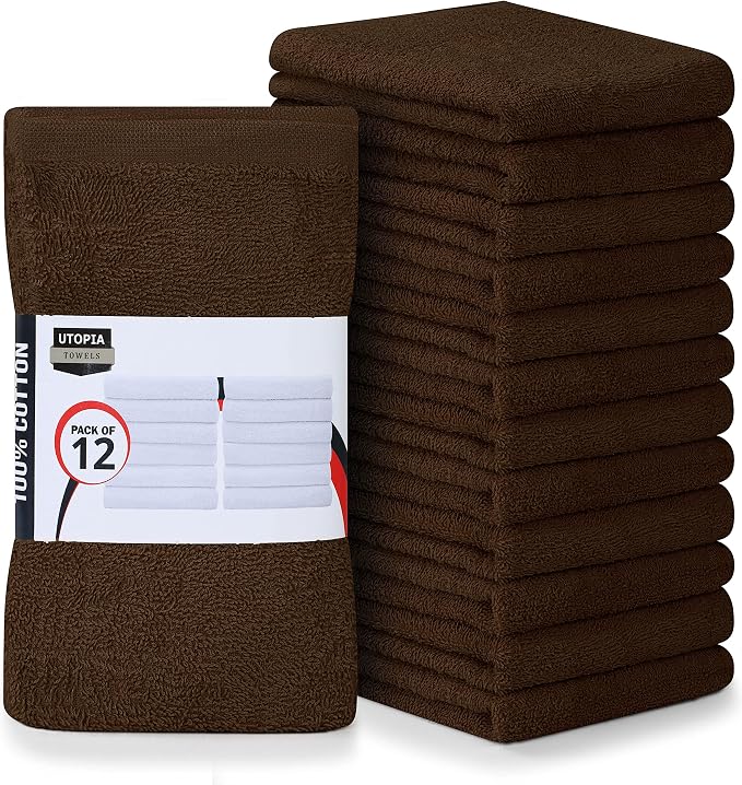 Utopia Towels Kitchen Bar Mops, 16 by 19 Inches, 100% Cotton Super Absorbent by UTOPIATOWELS