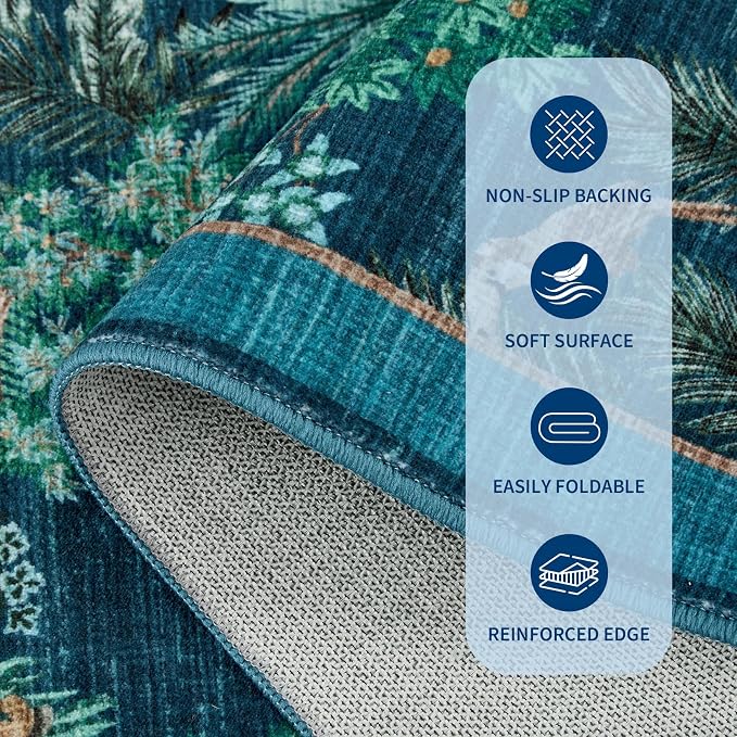 GarveeHome Jungle Rug 2.5x10 Kitchen Runner Rug Non Slip Washable Runners - Image 6