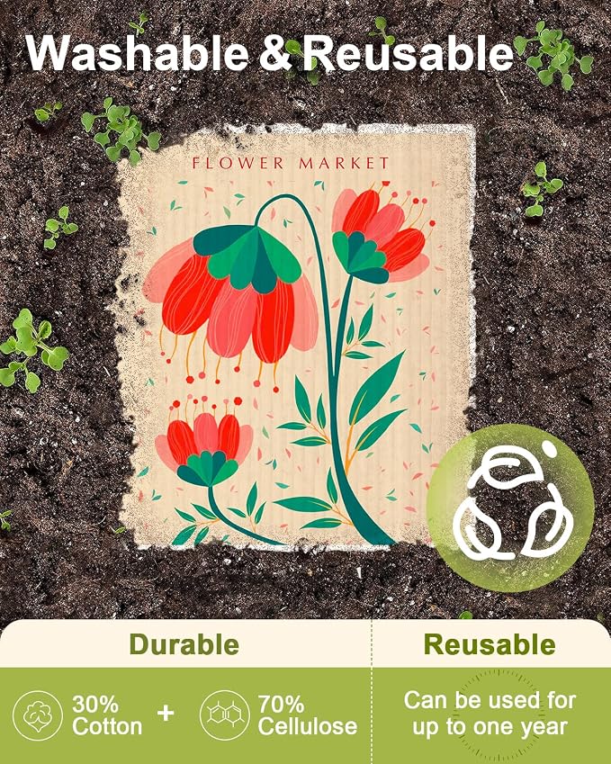 Swedish Dishcloths for Kitchen - Image 3