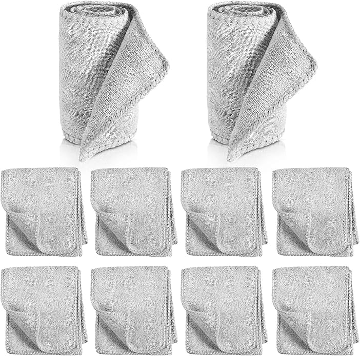 10 Pcs Shine Shoes Cloth Kit Polish Dauber Applicators Cleaning Leather Shoes by ZJoey