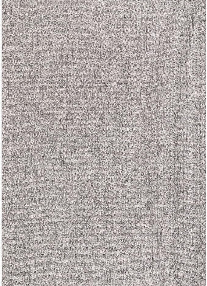 Easy Jute Rug 4x6 Indoor Outdoor Natural Rugs Solid Fiber Rug Woven Area Rug Boho Easy Clean Inside Carpet for Living Room Bedroom Dining Room Hallway or Outdoor Patio Porch (4 X 6 Silver)