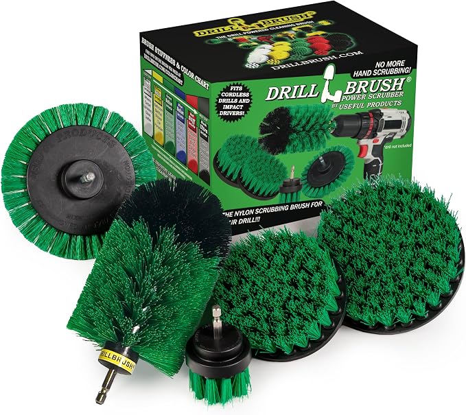 Rotating Nylon Spin Scrubber by Drillbrush
