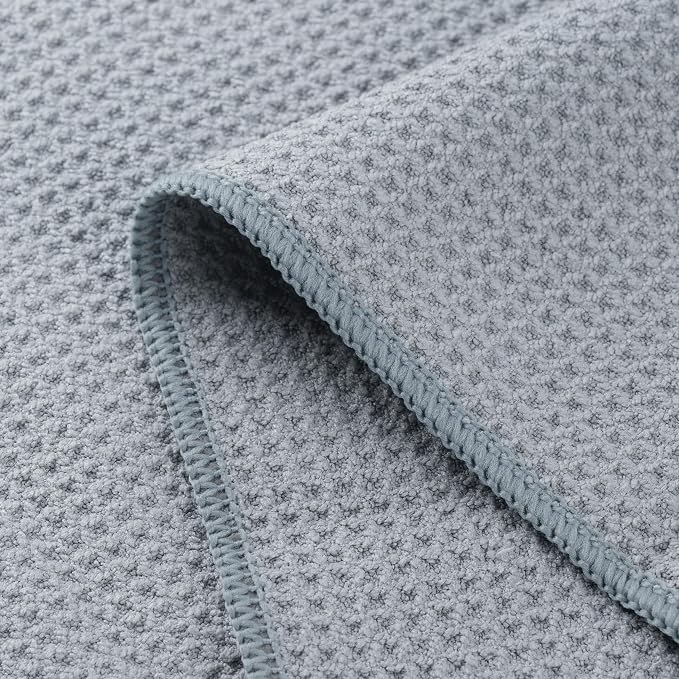 POLYTE Premium Microfiber Kitchen Dish Hand Towel Waffle Weave 12 Pack - Image 5