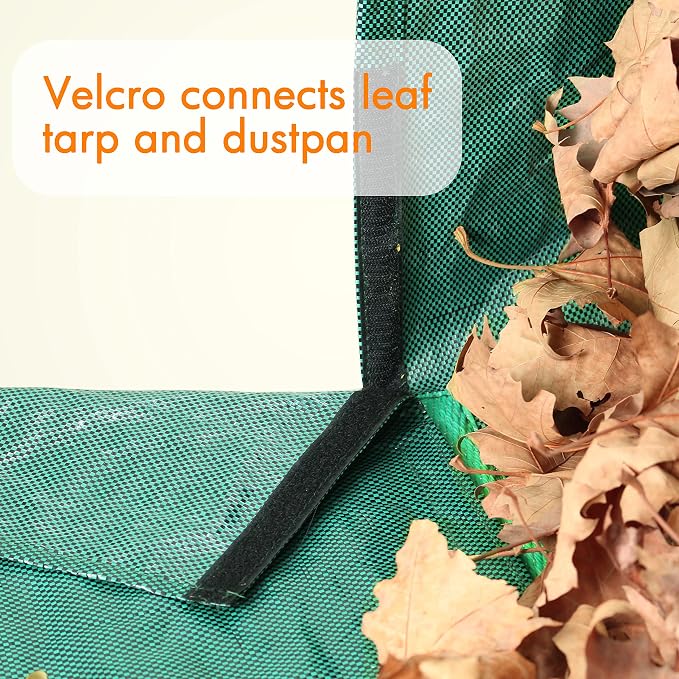 Gardzen 2-Pack Large Yard Dustpan-Type Garden Bag - Image 3