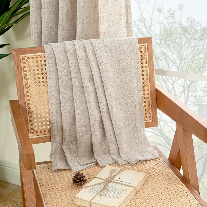 YoungsTex Short Linen Curtains 54 Inches Long - Image 9