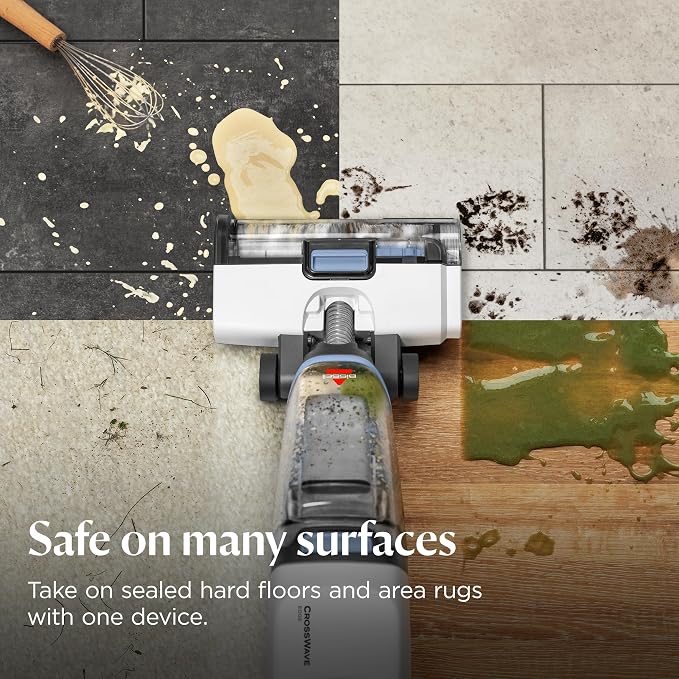Bissell CrossWave Edge Floor Cleaner, Wet Dry Vacuum Mop - Image 3