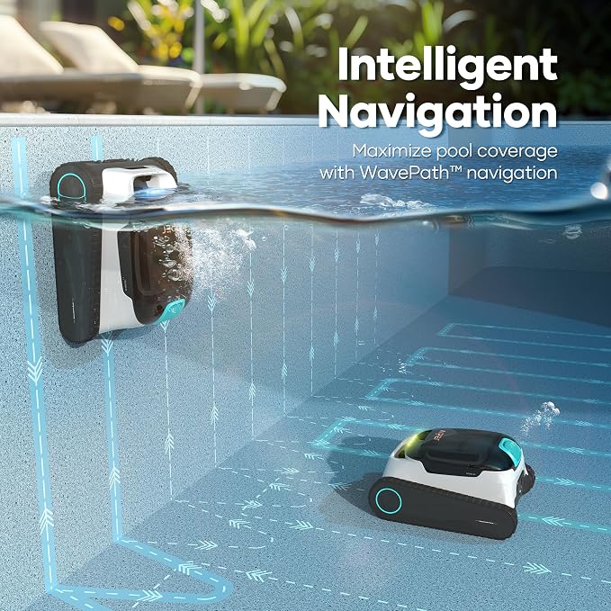 AIPER Scuba N1 Cordless Robotic Pool Cleaner, Wall & Waterline & Floor Cleaning - Image 4