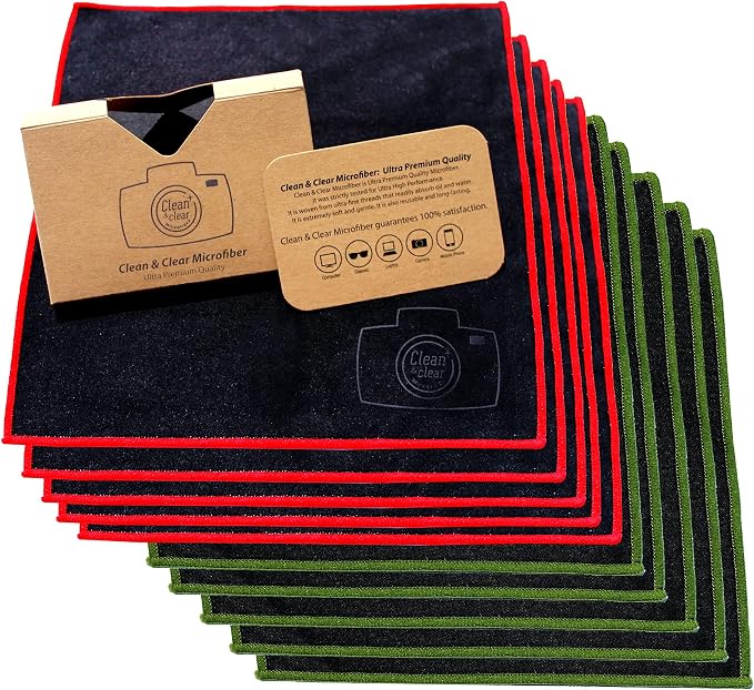 Clean & Clear Microfiber Cleaning Cloth, Extra Large Ultra Premium Microfiber by CleanClearMicrofiber