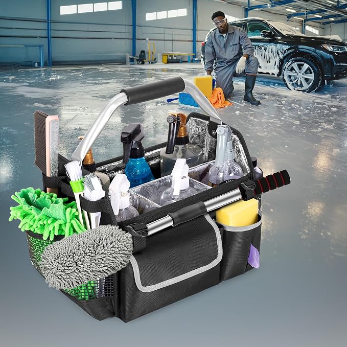 Wearable Detailing Caddy, Quick Load Collapsible Car Care Bag - Image 7