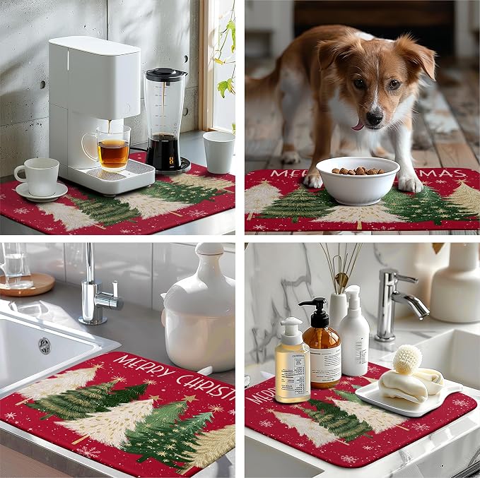 Merry Christmas Dish Drying Mat - Image 7
