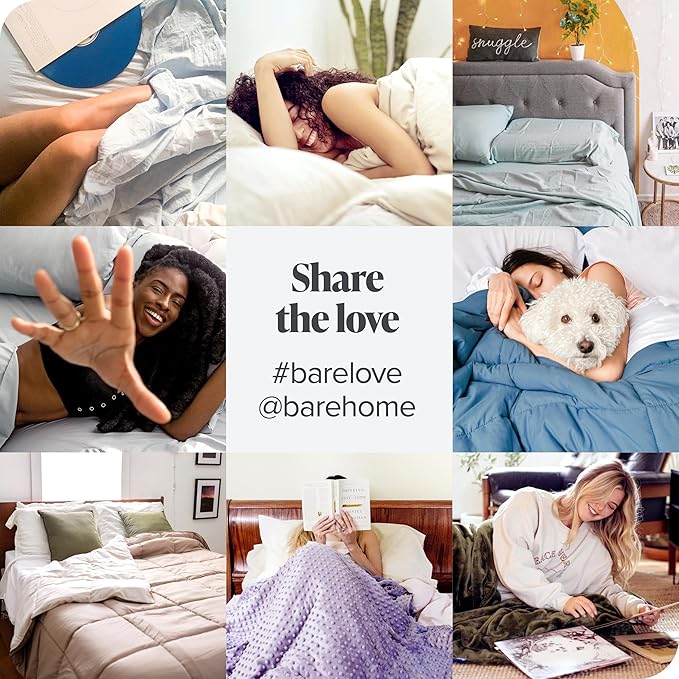 Bare Home Fitted Bottom Sheet Twin Extra Long - Premium 1800 Microfiber - Ultra-Soft Wrinkle Free - Deep Pocket - Twin XL Fitted Sheet (Twin XL, Grey)