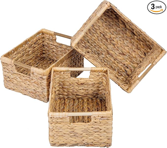 Large Wicker Basket Rectangular by VATIMA