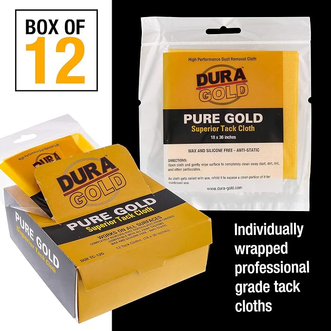 Dura-Gold - Pure Gold Superior Tack Cloth, Woodworking, Automotive Paint - Image 2