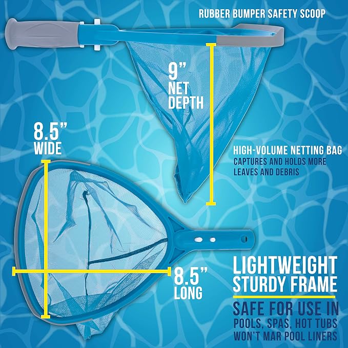 U.S. Pool Supply Professional Spa, Hot Tub, Pool Hand Leaf Skimmer Net - Image 3