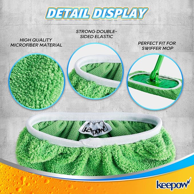 KEEPOW Reusable Wet Pads Refills Compatible - Image 4