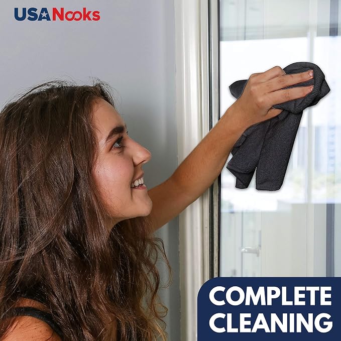 USANOOKS Premium 300GSM Microfiber Cleaning Cloth - Image 9