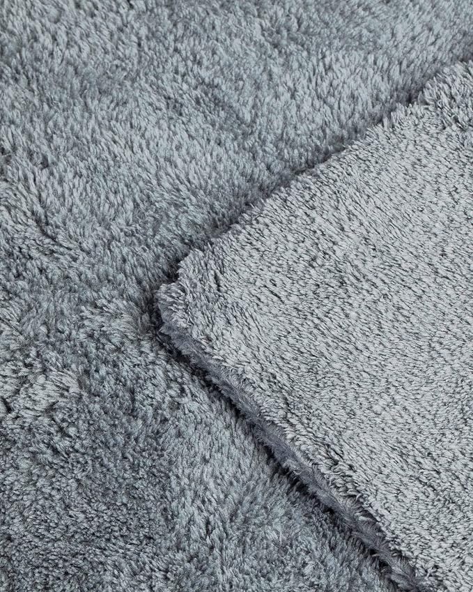 Adam's Borderless Grey Microfiber Towel - Image 4