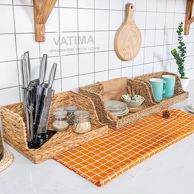 VATIMA Water Hyacinth Storage Baskets - Image 9