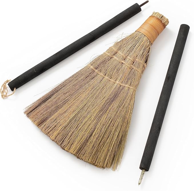 Vietnamese Straw Soft Black Broom - Image 3