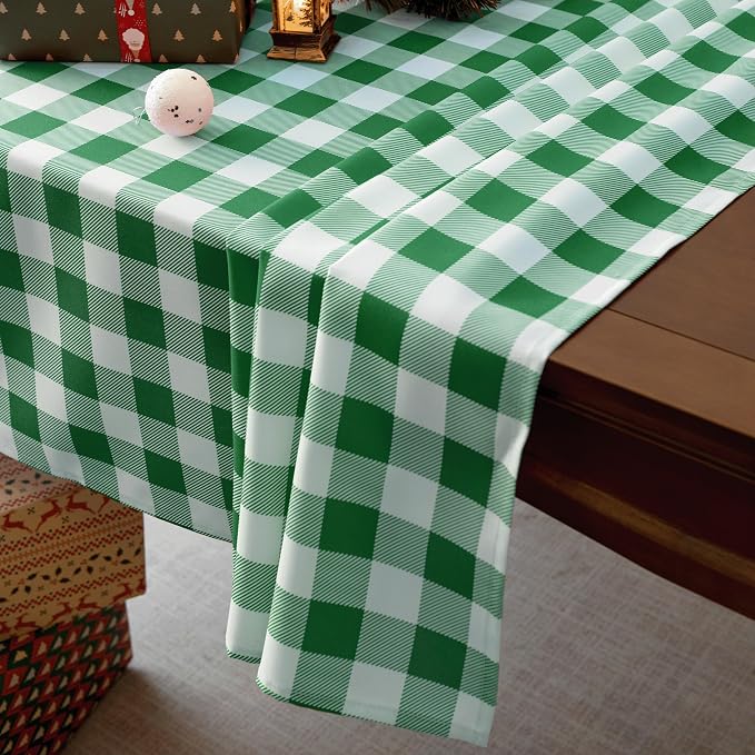 Waterproof Plaid Tablecloth Fabric - Image 2