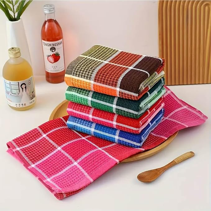 Premium Cotton Tea Towels Set– Super Absorbent, Durable & Soft, Kitchen Tea - Image 2